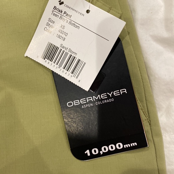 Obermeyer Kids, Brisk Pants, size 6/7 boys, color “sandstorm” - Picture 2 of 9